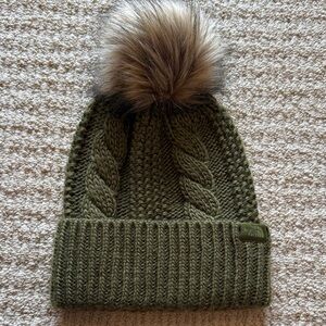 The North Face Oh Mega Fur Pom Beanie